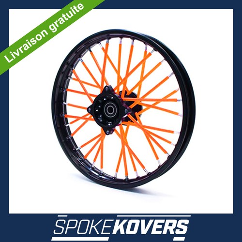 COUVRES RAYONS MOTOCROSS MOTO CROSS MX ENDURO ROUE JANTE SPOKE COVERS SKINS PIT - 第 2/9 張圖片