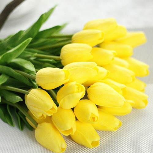 Artificial Fake Flowers Silk Rose Peony Bunch Wedding Party Garden Home Decor - Picture 4 of 19