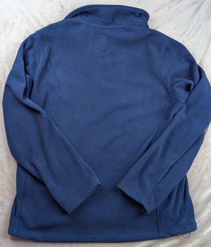 Chaqueta polar azul Seattle Seahawks NFL para hombre mediana cremallera completa cordón - Imagen 7 de 10