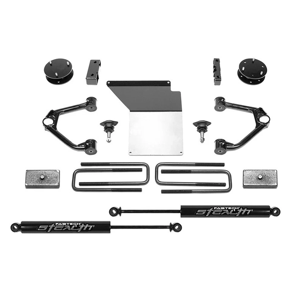 Fabtech Budget Front & Rear Suspension Lift Kit for 07-13 Chevy Silverado 1500 Foto 3 de 3
