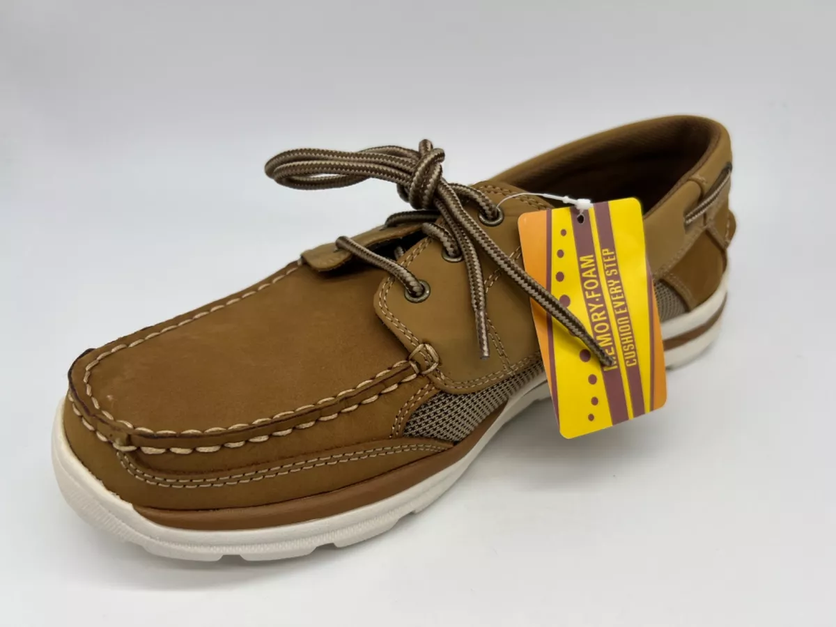 Tan Reel Legends Spinnaker Slip On Boat Shoes Size 9.5M