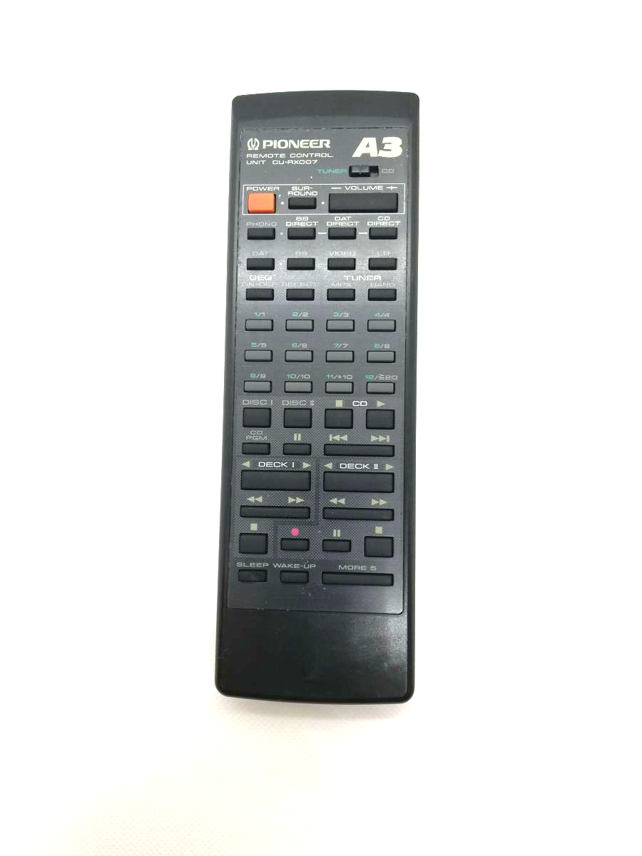 Pioneer CU-RX007 Genuine Remote Control Tested Working Good Pioneer CU-RX007 Genuine Remote Control Tested Working Good