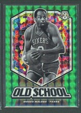 2019-20 Moses Malone Panini Mosaic Green Old School 