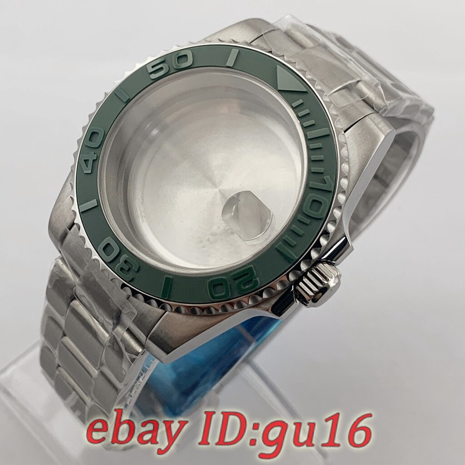 Custodie Per Orologi Da Uomo Submariner Da 40mm 38mm Lunetta In Ceramica Vetro Zaffiro Per Seiko Nh34 Nh35 Nh36 Miyota 8215 Movimento Quadrante - Foto 2