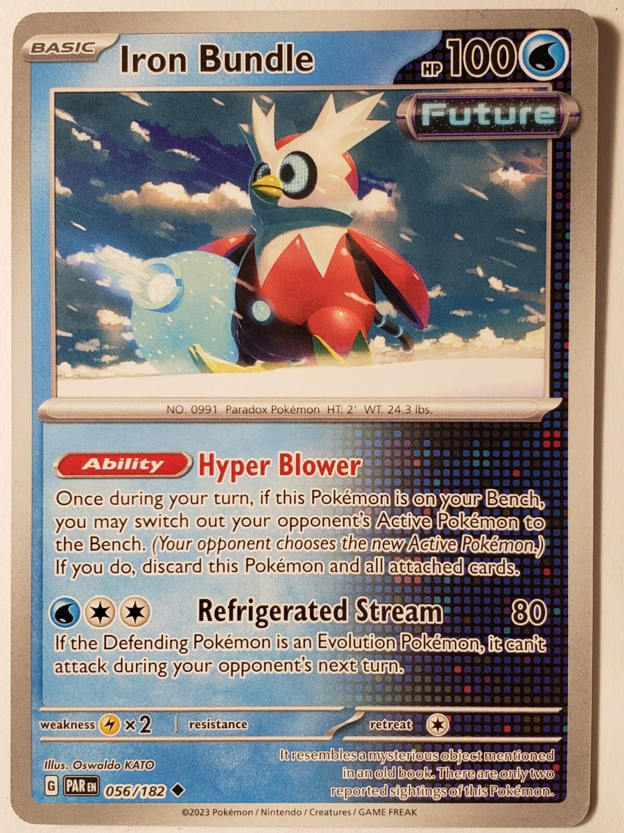 IronBundle 056/182 NM Pardox Rift Scarlet Violet Pokemon Card $2 Combined  Ship