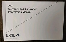 2023 Kia Sportage Warranty And Consumer Information Manual