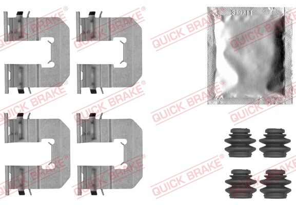 Quick Brake 109-1856 ZubehöRsatz, Scheibenbremsbelag FüR Hyundai, KIA-image