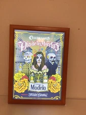 Modelo especial Modelo Negra beer Led Sign Day of the Dead led frame
