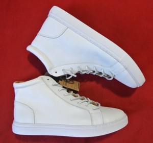 leather white high tops