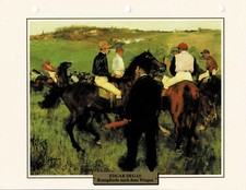 Konie wyścigowe po ważeniu - Edgar Degas - Karta informacyjna
