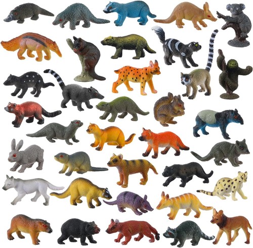 36PCS Small Animal Figures for Kids–Realistic Forest Animal Toys Set,Educational - Picture 2 of 8