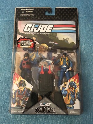 GI JOE COMIC 2 PACK SCRAP-IRON & WILD BILL 25th Anniversary MOC