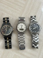 Bulova Caravelle Accutron Swiss Seiko Watch Lot Untested WORN/Scratched Men’s