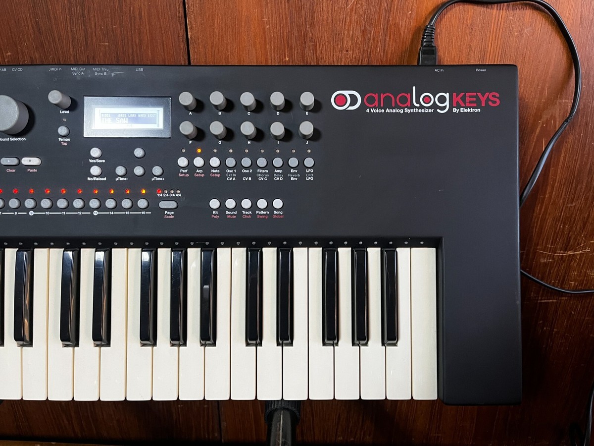 Elektron Analog Keys 37-Key 4-Voice Analog Synthesizer w Elektron Analog Keys 37-Key 4-Voice Analog Synthesizer w