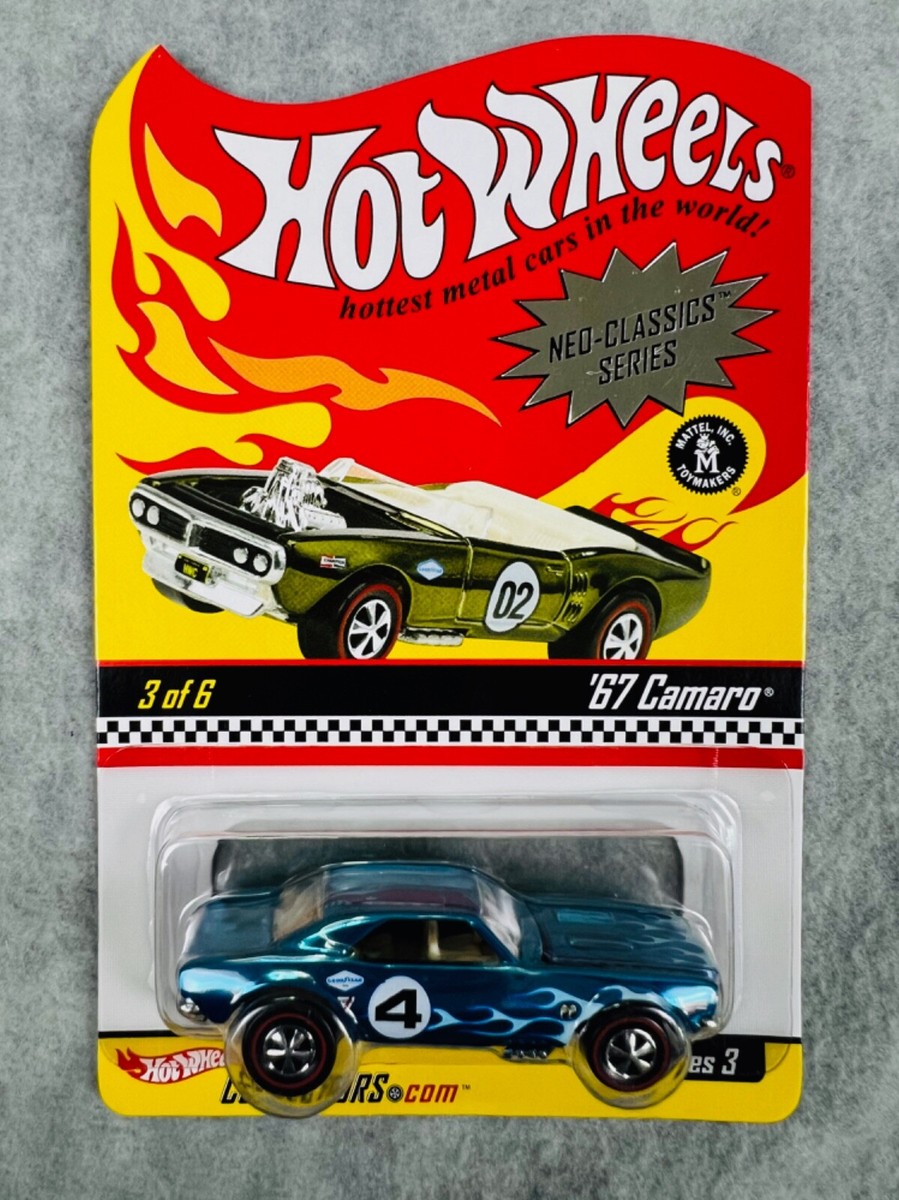 🇺🇸🇺🇸Hot Wheels 67 CHEVY CAMARO Blue RLC Series 3 4504