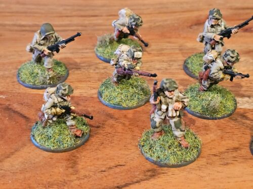 Warlord Games Bolt Action 28mm US Airborne Paracadutisti Metallo Verniciato x10 AA128 - Foto 5 di 24