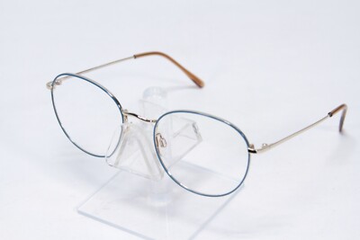 NEW Germano Gambini Italy Eyeglasses Gold Blue GG161 54/20/140