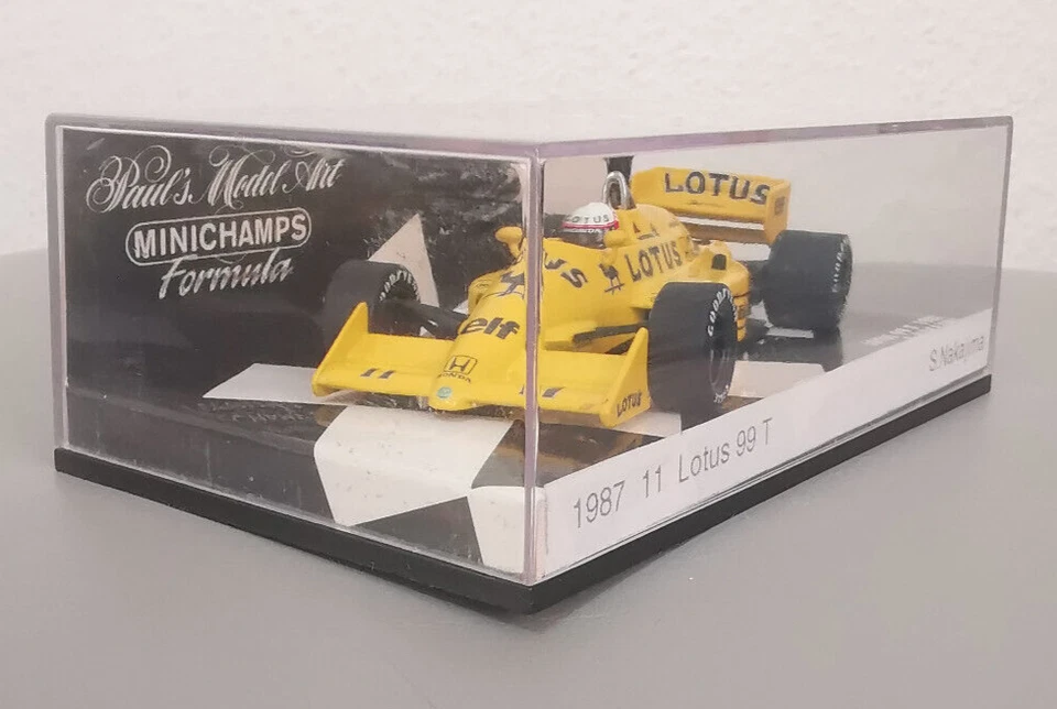 Minichamps Paul’s Model Art Formula Lotus 99 T 1987 S.Nakajima Sammlermodell - Bild 2 von 4