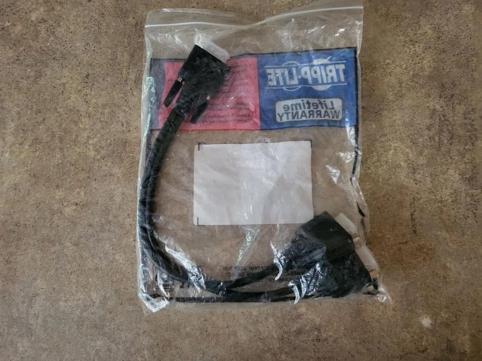 Tripp Lite P516-001-HR Monitor Y-Splitter Cable1600x1200 Res. Monitors-1ft B2-6 - Image 3 of 4