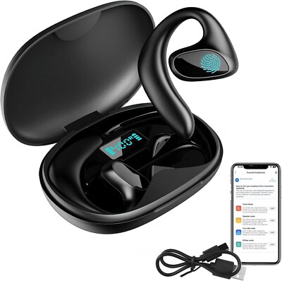 2025 Upgraded Ai Translator Earbuds, 144 Languages Real-Time Translation Blue...