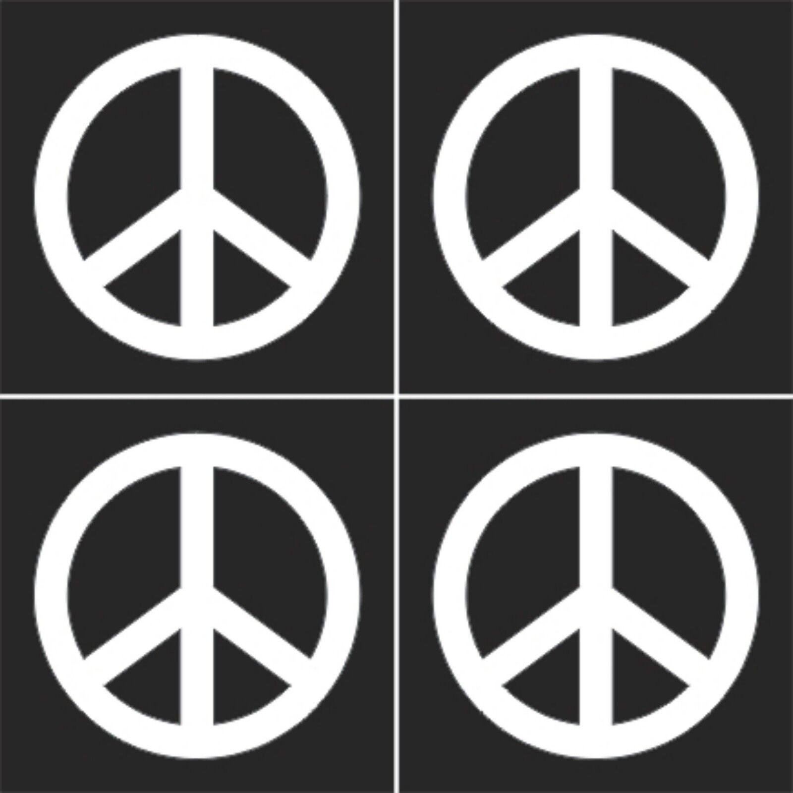 Pacific International Sign //Peace Symbol Hippie Colors Vinyl Sticker Vinyl Decal