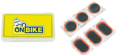 Set Of Six Universal Cloths For Bicycle Tyre Repairs On Bike