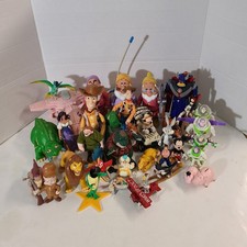 Huge Mixed Disney WB Lot Toys Figures PVC Snow White Toy Story Lion King Bugs