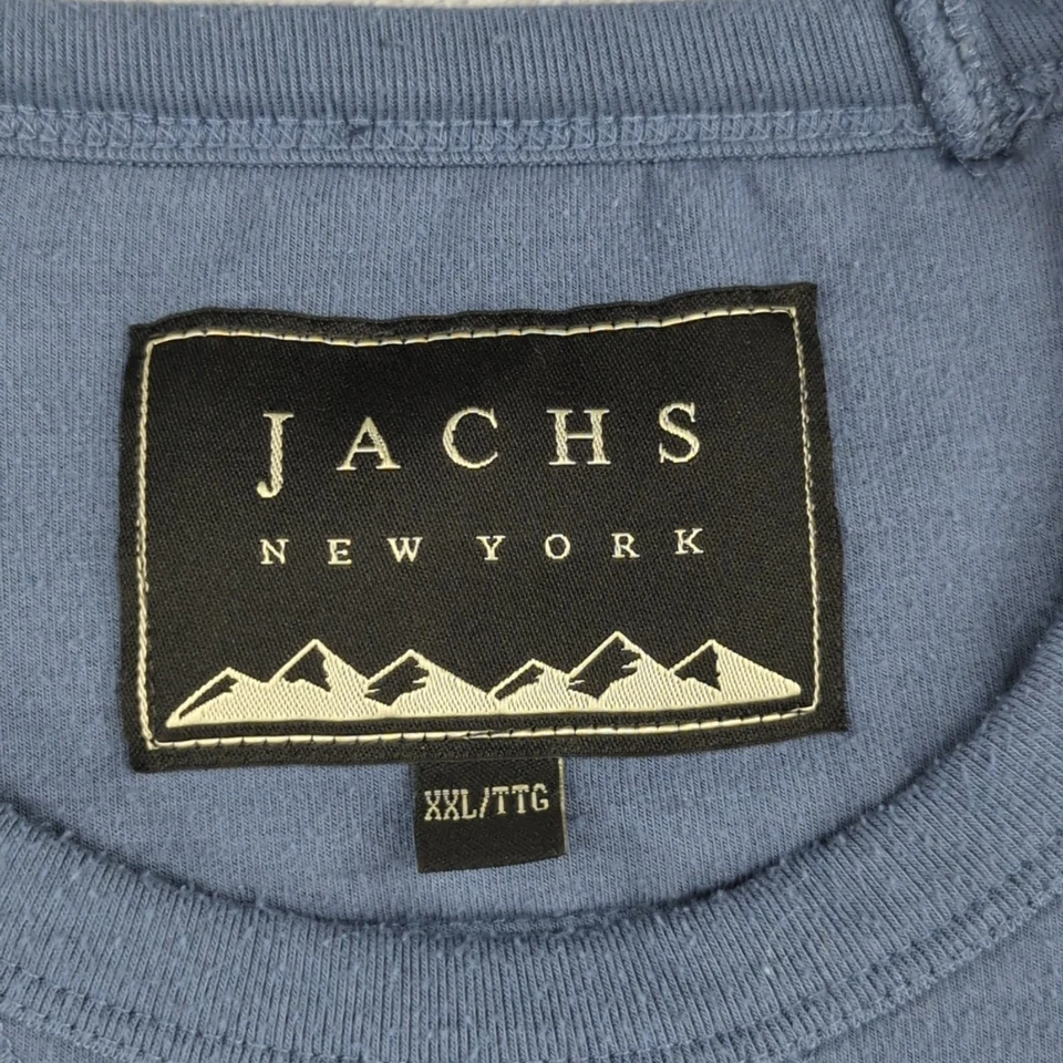 Jachs Men Sweater XXL Blue Gray Premium Outdoor Purveyors Long Sleeve Crew Neck - Image 3 of 4