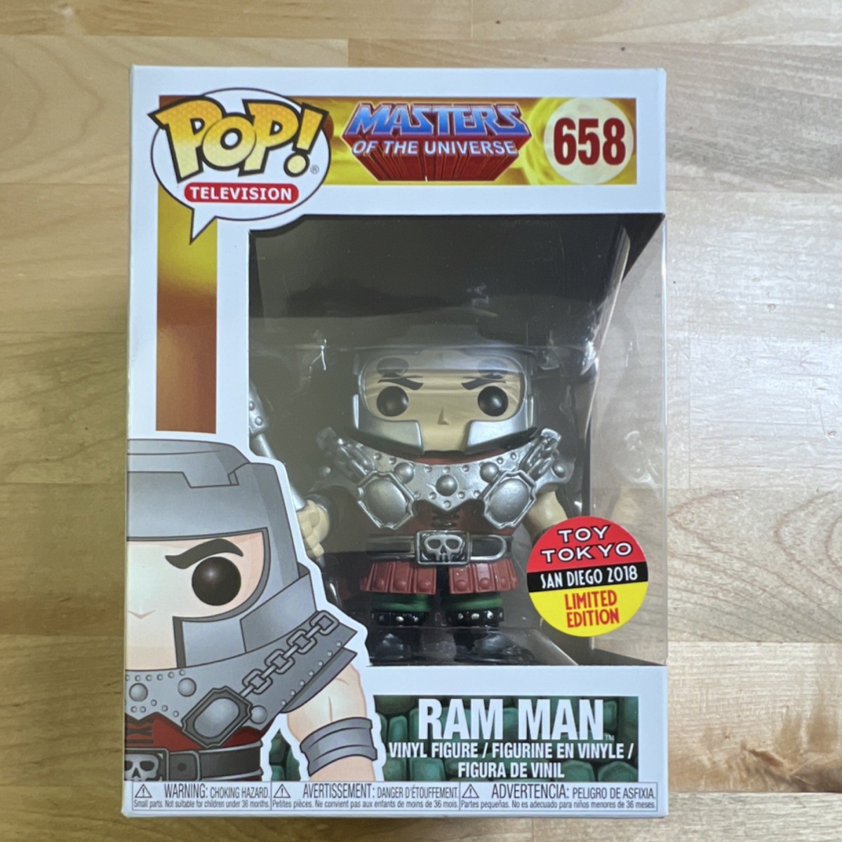 Funko Pop! Vinyl Masters of the Universe Ram Man #658 Toy Tokyo