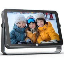 10.1 Inch WiFi Digital Picture Frame with 64GB Storage, Electronic Smart Grey