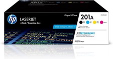 HP 201A Black, Cyan, Magenta, Yellow Toner Cartridges 4-Pack CF400AQ1