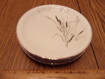 SET OF 4 EASTERLING WHEAT BARVARIA GERMANY 6'' BREAD AND BUTTER PLATES