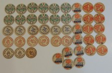 46 Vintage milk bottle caps Buttermilk Cream Wash  Return Pure Fresh Milk