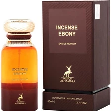 Incense Ebony EDP Spray by Maison Alhambra 3.4oz Eau De Parfum Made in UAE