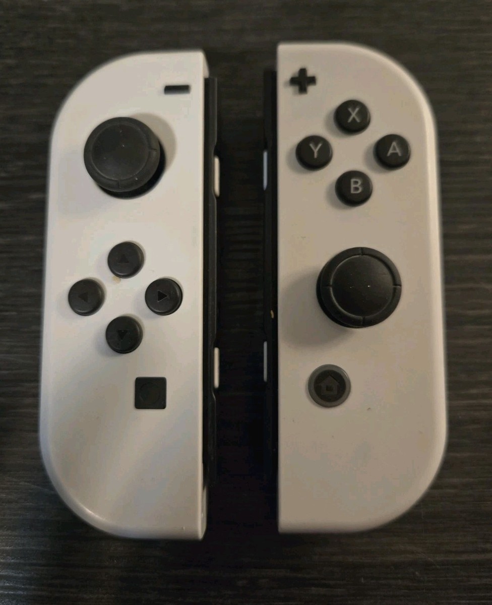 Official Nintendo Switch OLED White Joy-Con L & R White Joy Con