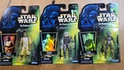 Star Wars POTF2 Bounty Hunters Lot Bossk Dengar 4-LOM Kenner 1996 Power of...