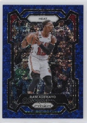 2023-24 Panini Prizm Fast Break Blue Prizm 37/150 Bam Adebayo #66 12v1