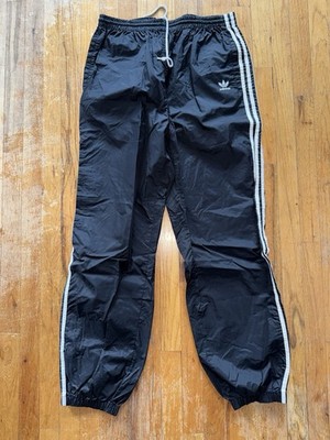 Vintage Adidas Nylon Pants Track Men's XL 80s Sweatpants Satin