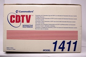 CCOMMODORE AMIGA CDTV CD-1411 FLOPPY DISK DRIVE ORIGINAL BLACK BOXED LV4 91222