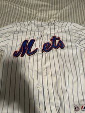 New York Mets David Wright Stitched Button Down Throwback Jersey Youth Size