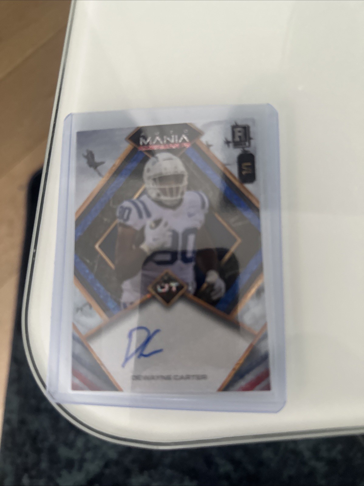 2024 Wild Card Auto Mania Dewayne Carter Auto 1/1