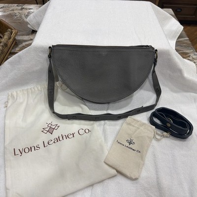 Lyons Leather Co:  NEW Queen Bee Crossbody Handbag - Stone (Limited Edition)