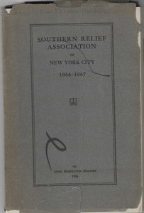 Southern Relief Association of New York City 1866-1867 for Civil War Devastation