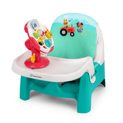 Baby Einstein Farm Explorers Snack And Steer Booster Seat Musical Toy