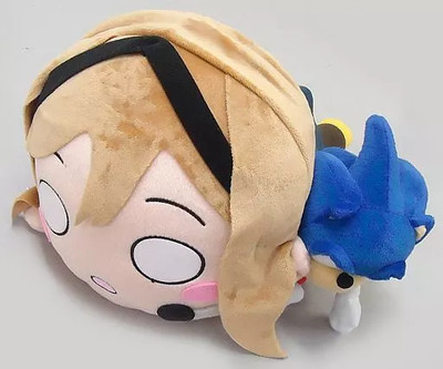 Kunikida Hanamaru & Sonic Hyper Jumbo Nesoberi Plush Doll Love