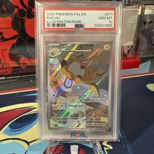 2023 POKEMON PAL EN-PALDEA EVOLVED ILLUSTRATION RARE #211 RAICHU PSA 10