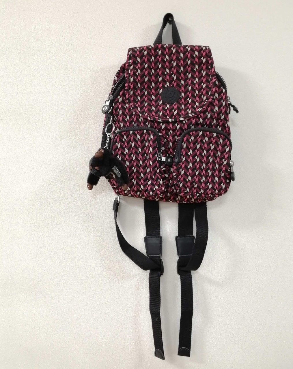 Kipling Backpack Model PPL Geometric Pattern KIPL… - image 1