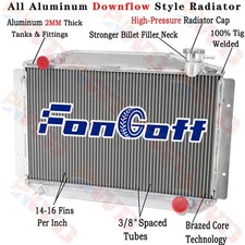 Aluminum 4 Row Radiator For 1955-1960 Chevy Corvette 3.8l 4.3l 4.6l Mt