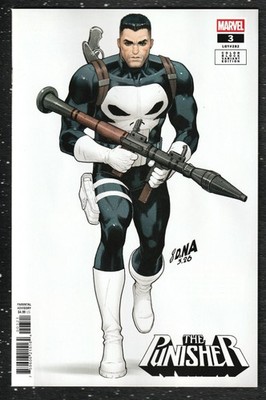 Punisher #3 David Nakayama Color Block White Variant NM
