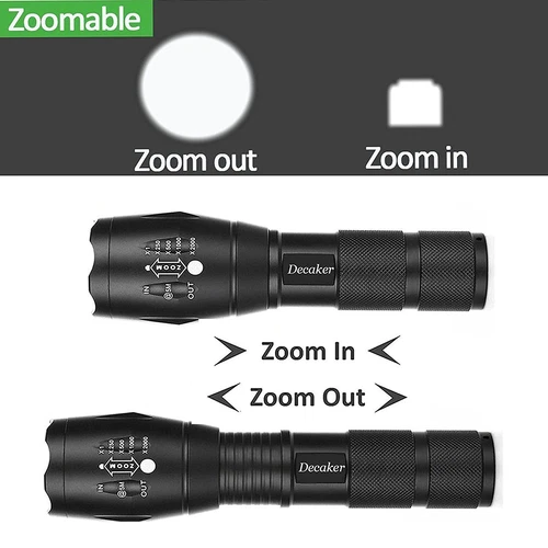 TC1200 PRO Tactical Flashlight Military Grade 5 Mode 3000 Lumens Tactical Led... - Picture 2 of 5